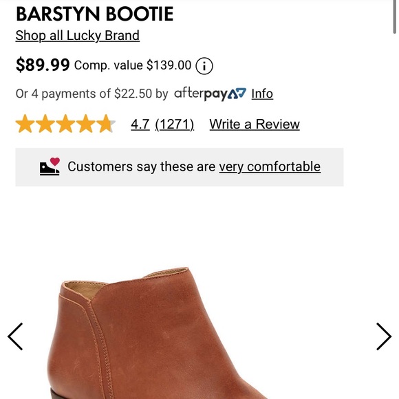 lucky barstyn bootie